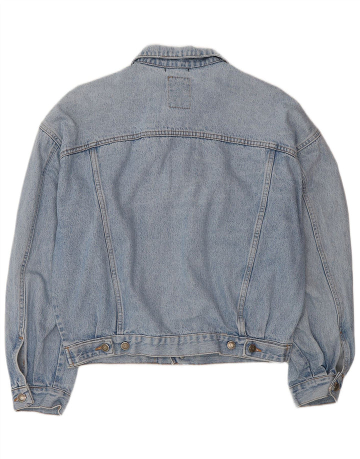 VINTAGE Veste en jean homme UK 38 Bleu moyen