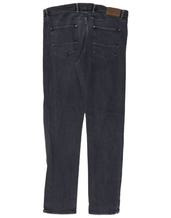 Massimo Dutti Jean slim pour homme EU 36 XL W36 L32 Bleu marine