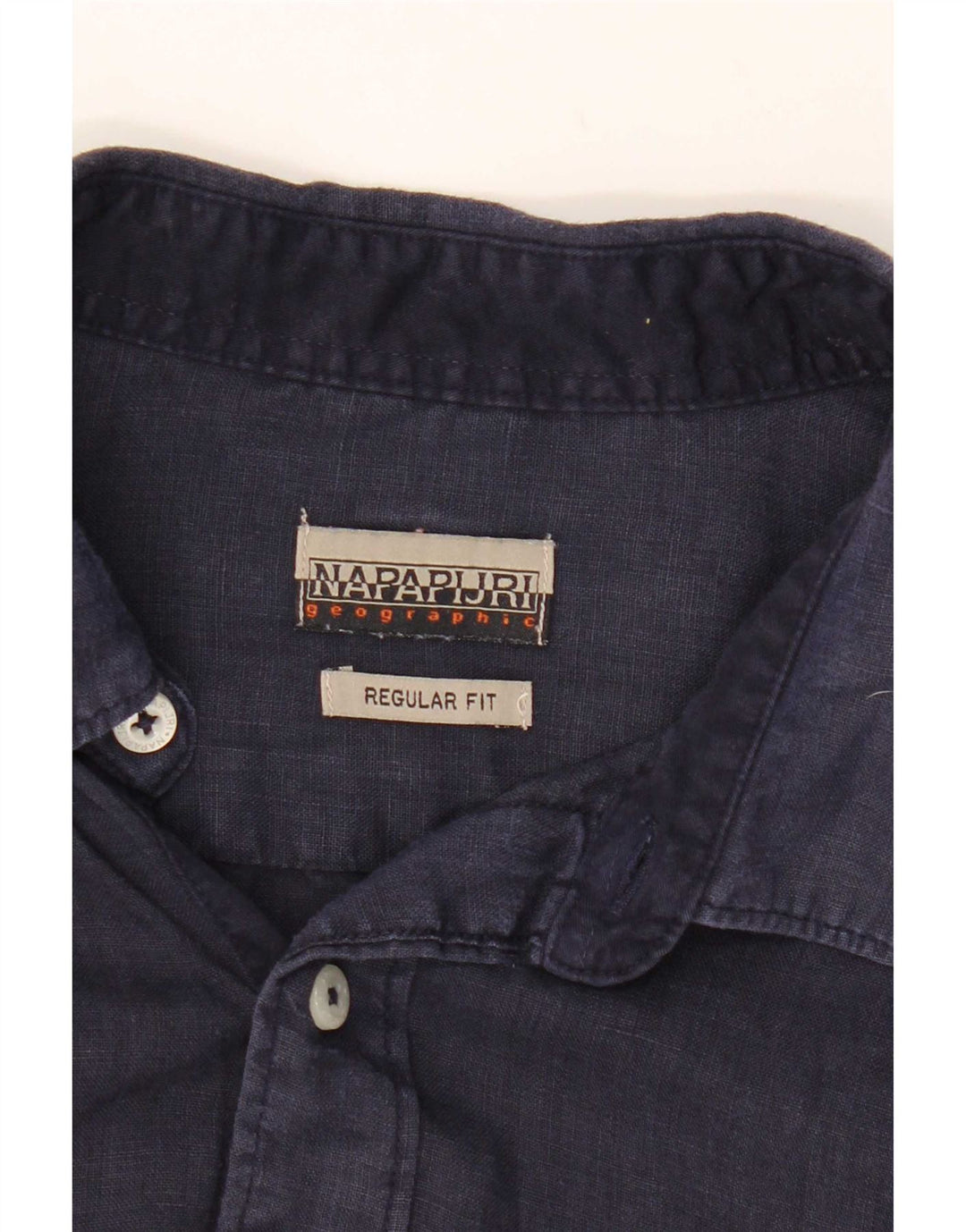 Napapijri Chemise à Manches Courtes Regular Fit Homme Bleu Marine Moyen
