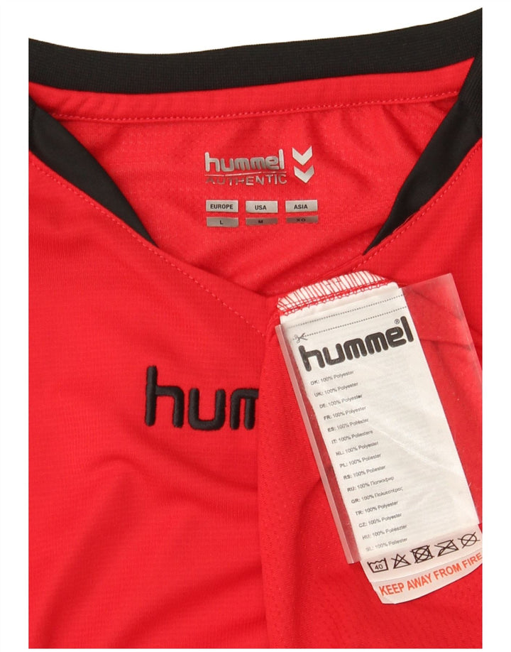 Hummel Homme Graphic T-Shirt Top Large Rouge Polyester