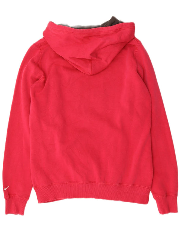 Nike Pull à capuche graphique en coton rouge moyen pour homme