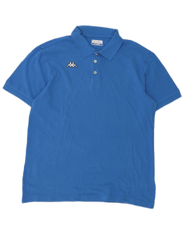 Kappa Polo Homme 2XL Bleu Coton