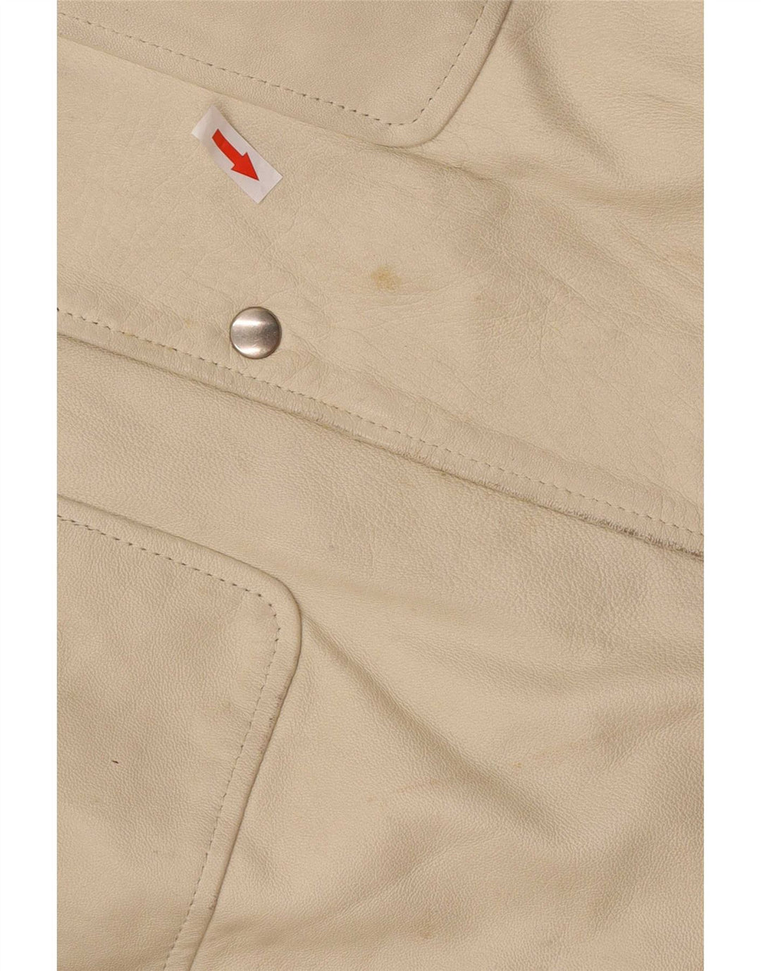 Settore Veste en cuir pour homme UK 42 XL Beige
