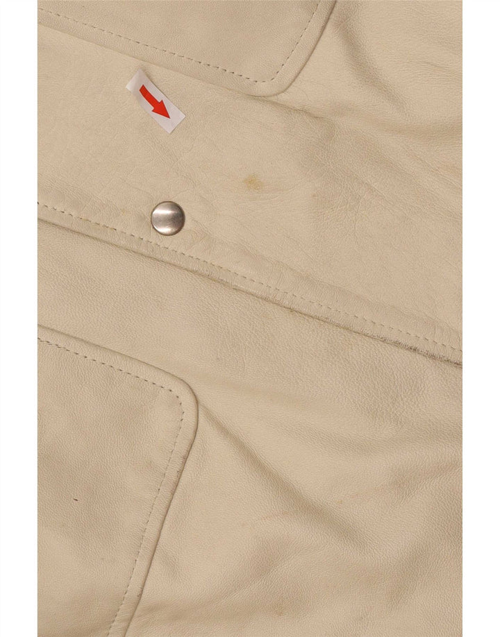 Settore Veste en cuir pour homme UK 42 XL Beige