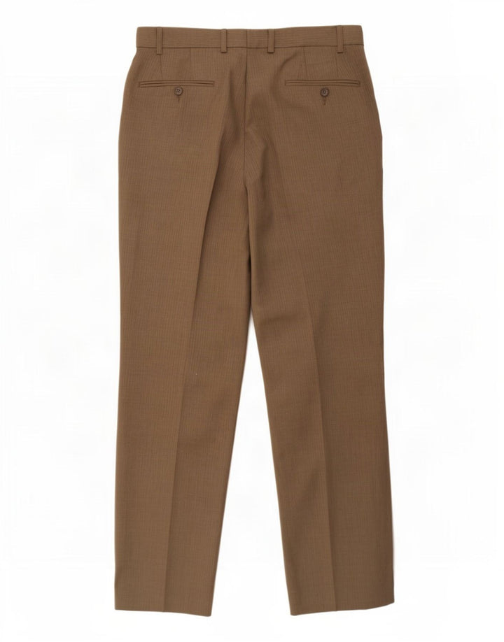 Marks & Spencer Pantalon Chino Droit Homme W34 L31 Gris Polyester