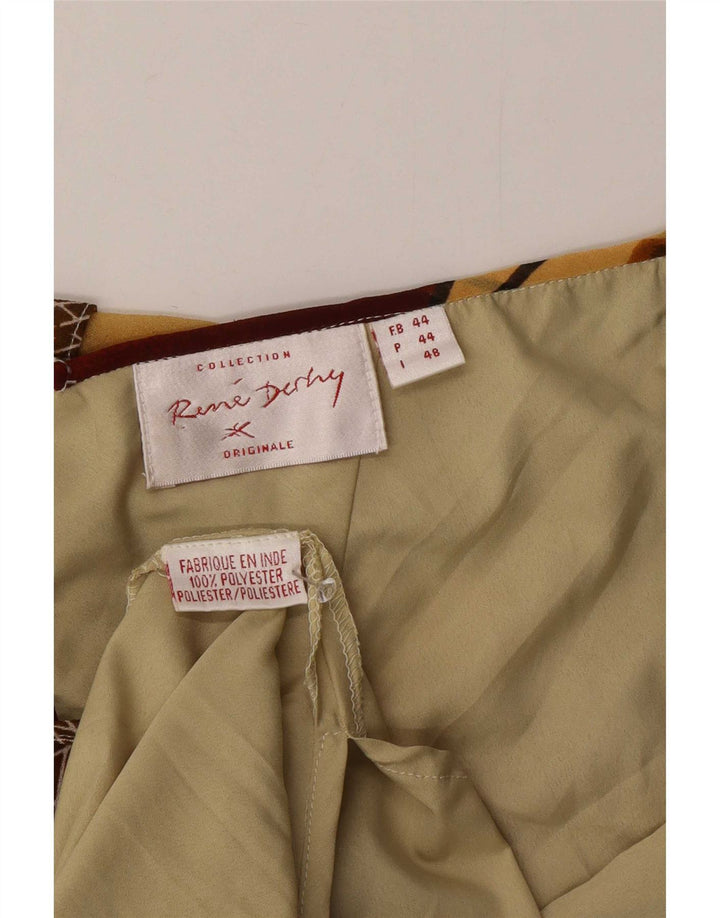 Rene Derhy Robe Asymétrique IT 48 XL Patchwork Multicolore