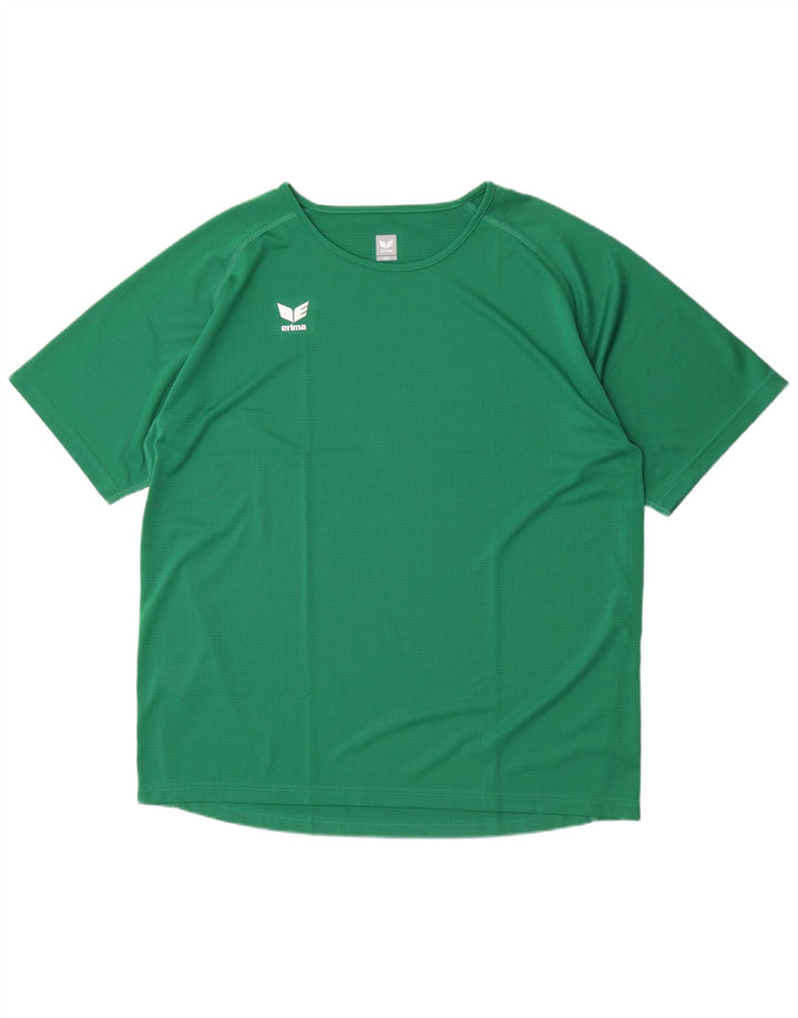 Erima T-Shirt Homme Top 2XL Vert Polyester