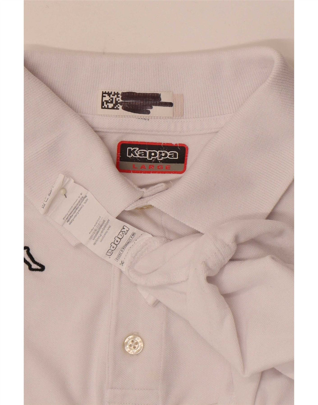 Kappa Polo Homme Grand Blanc Coton