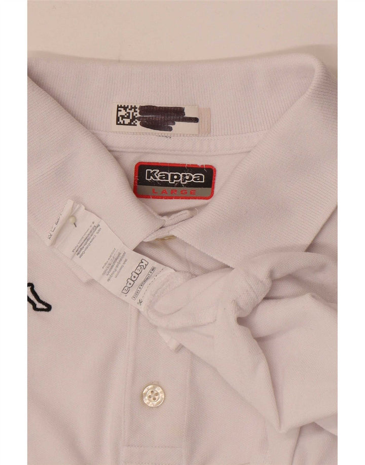 Kappa Polo Homme Grand Blanc Coton