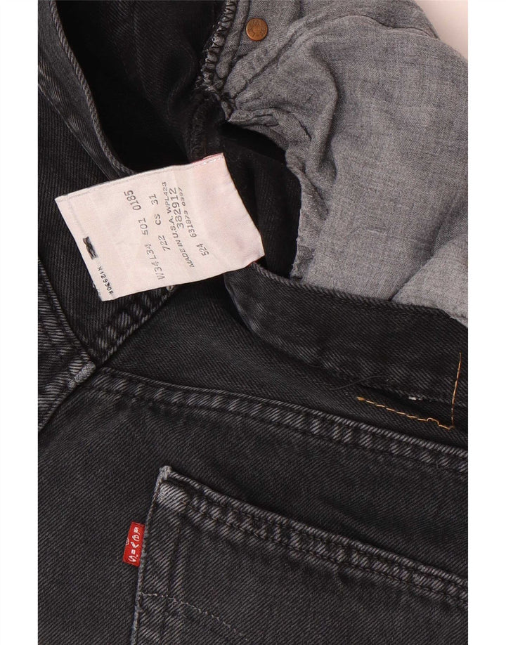 Levi's Jean Droit 501 Homme W34 L34 Noir Coton