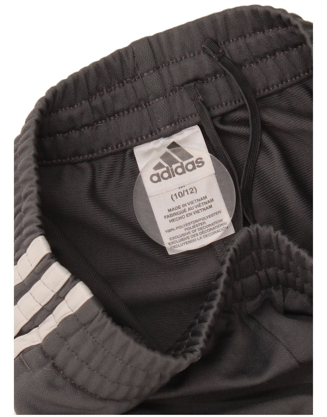 Adidas Short de Sport Garçon 10-11 Ans Gris Moyen