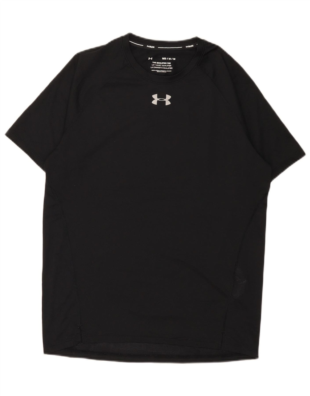 Under Armour T-Shirt Homme Noir Moyen Polyester