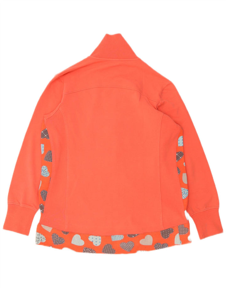 Asics Veste de survêtement pour femme UK 16 Grand cœur orange