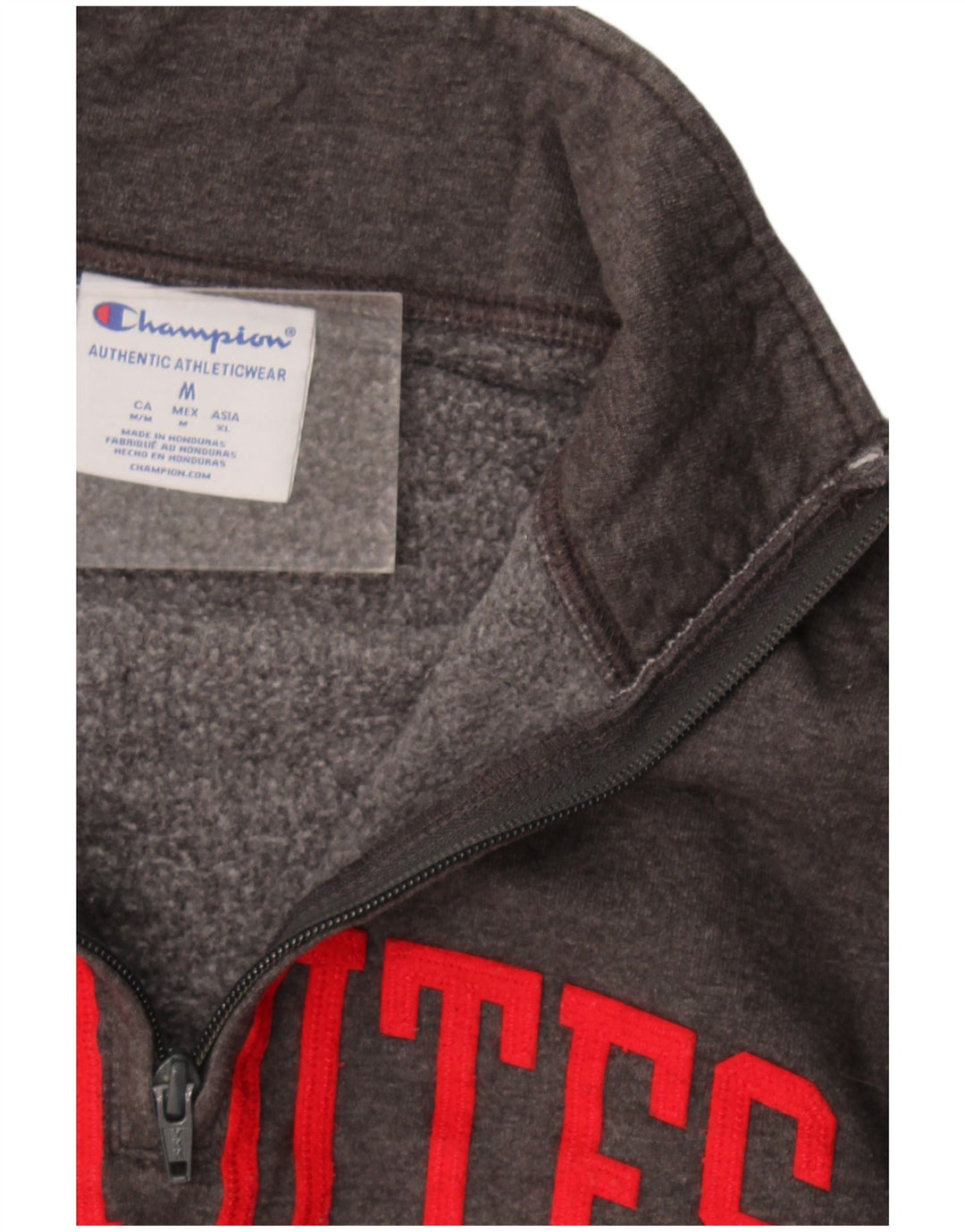 Champion Sweat-Shirt Graphique Utah Utes Homme Gris Moyen Moucheté