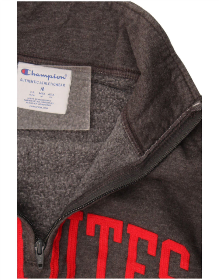 Champion Sweat-Shirt Graphique Utah Utes Homme Gris Moyen Moucheté