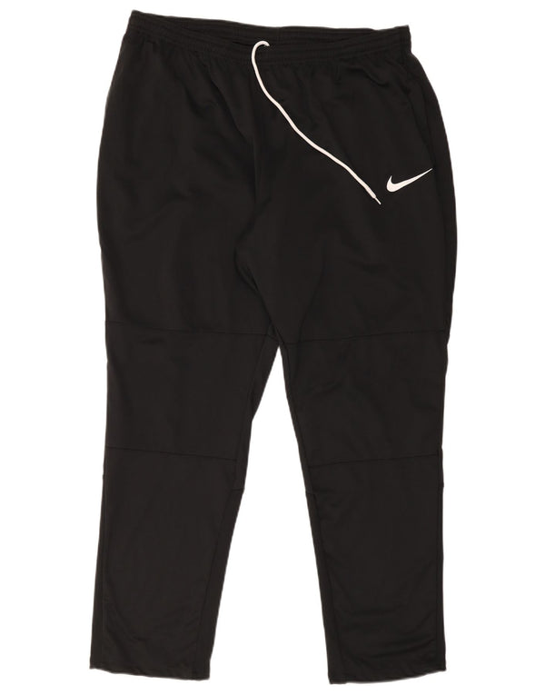 Nike Pantalon de survêtement Dri Fit pour homme 2XL Noir Polyester