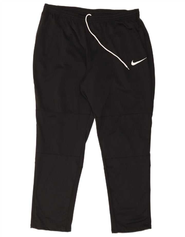 Nike Pantalon de survêtement Dri Fit pour homme 2XL Noir Polyester