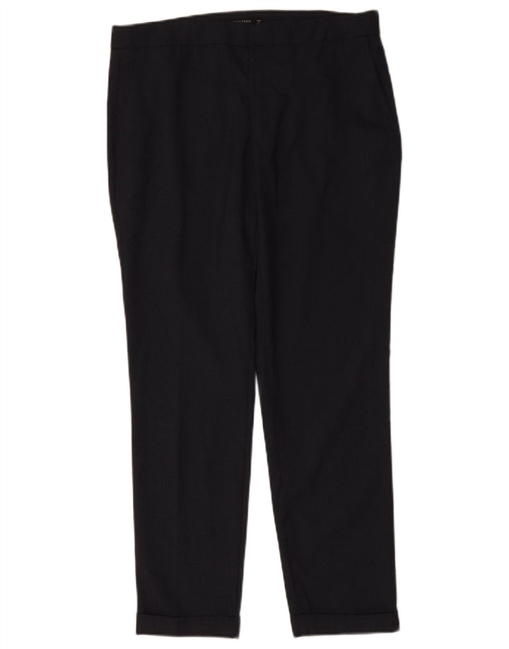 Zara Pantalon de costume slim pour femme EU 38 Small W28 L27 Gris