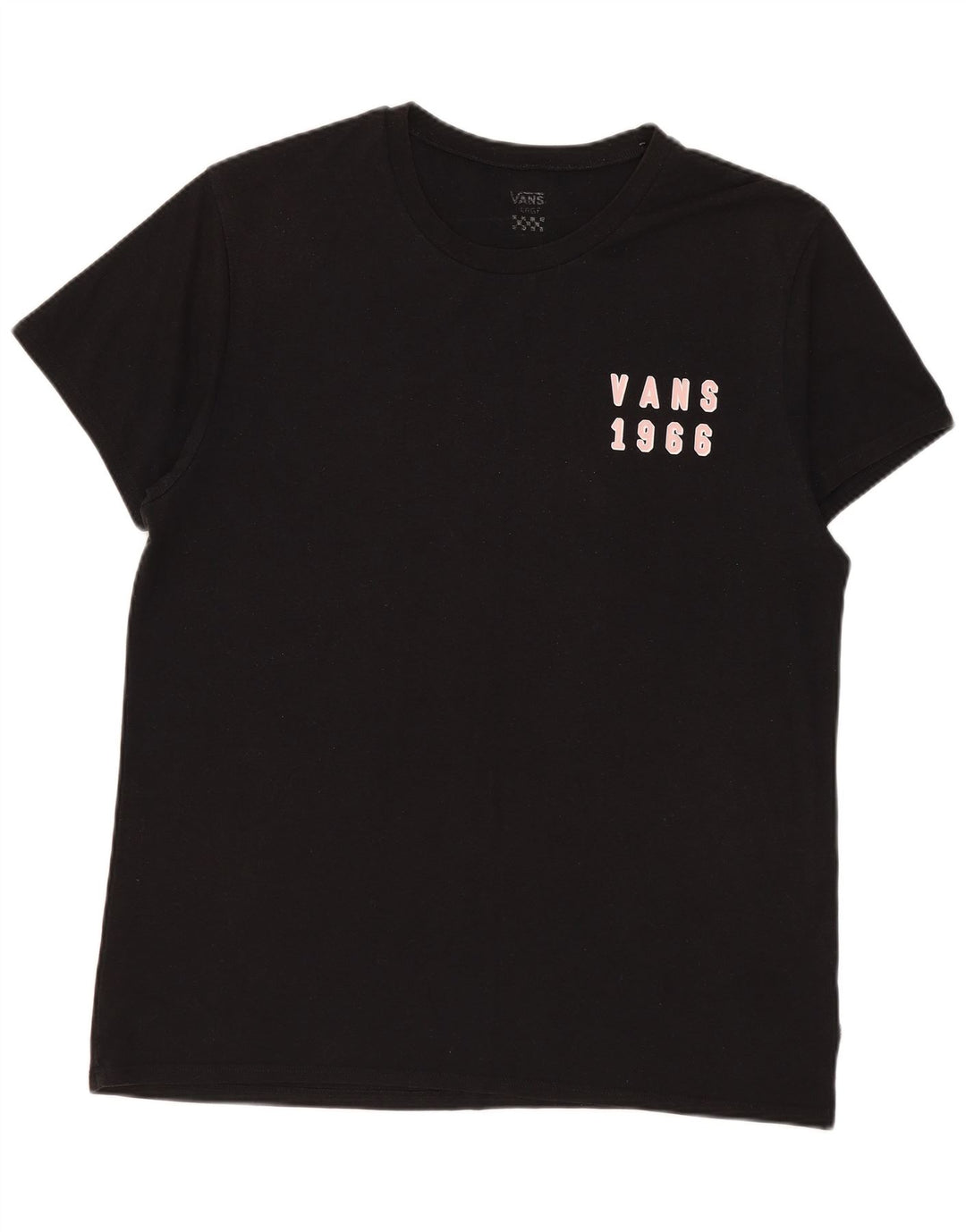 Vans T-shirt graphique pour femme UK 46 Large Noir Polyester