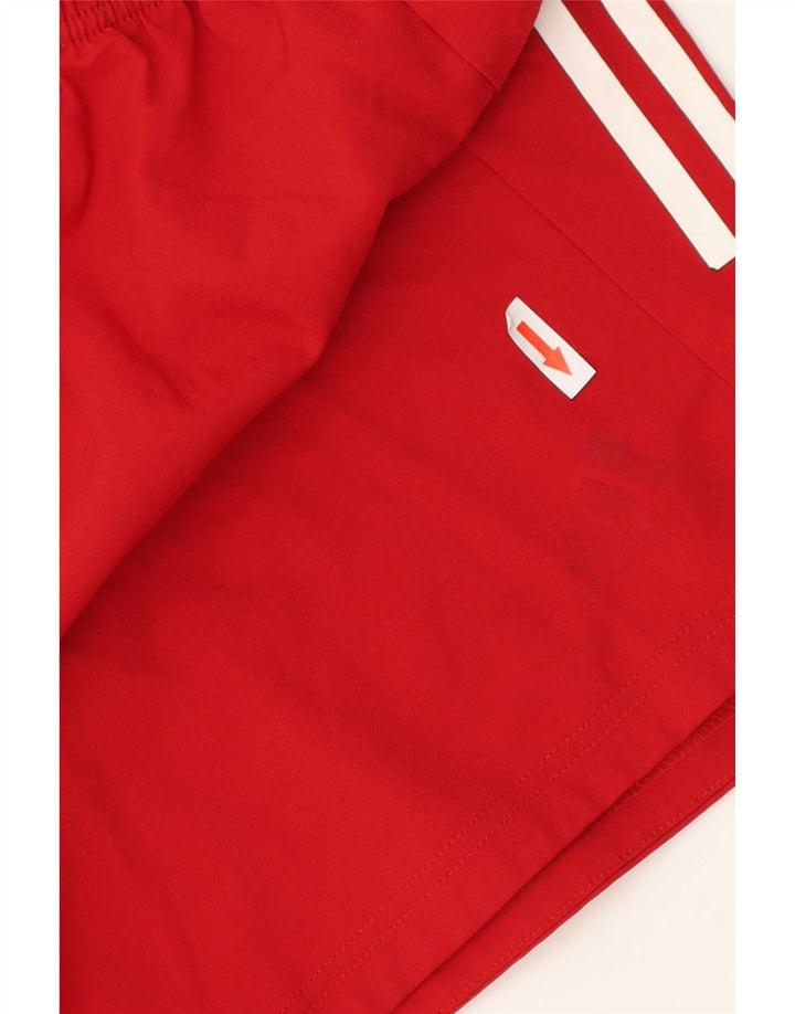 Adidas Short de sport Prime Blue pour hommes, grand rouge en polyester