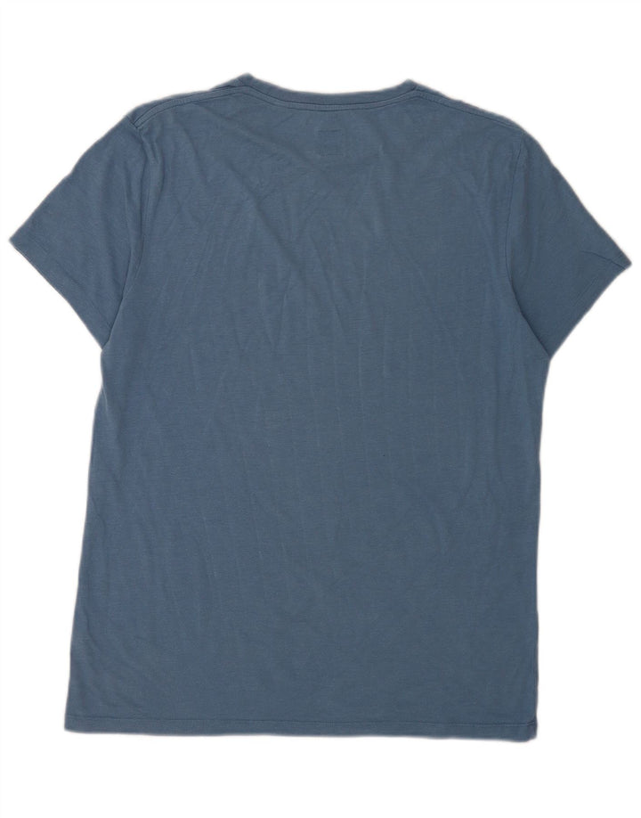 Jack Wills T-shirt graphique pour homme en coton bleu petit