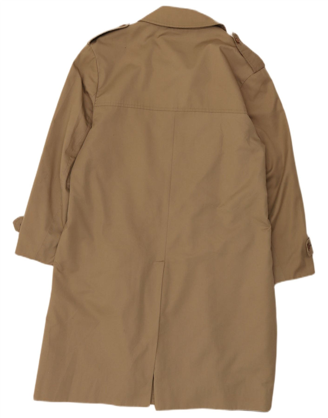 vintage Mens Trench Coat UK 36 Petit Beige Classique