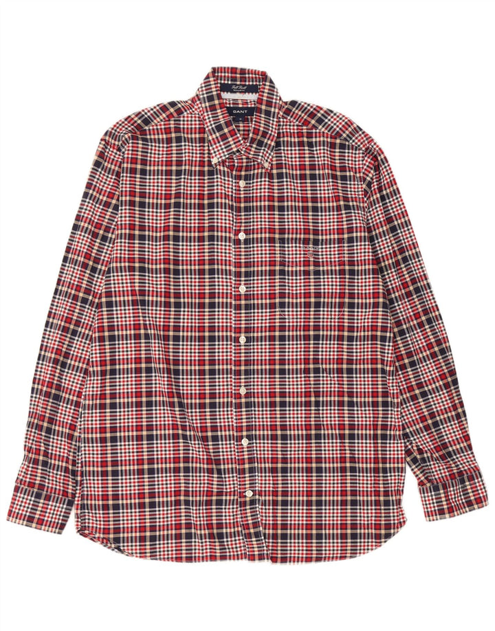 Gant Chemise Regular Fit En Flanelle Coton À Carreaux Multicolore Moyen Homme