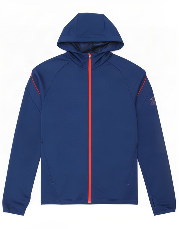 Umbro Veste de survêtement à capuche pour homme Petit Bleu marine Polyester