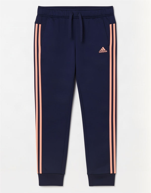 Adidas Pantalon de survêtement pour femme Joggers UK 8/10 Petit Bleu Marine Polyester