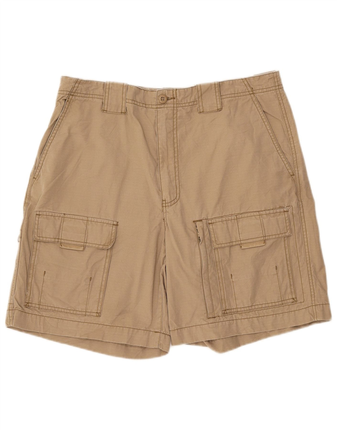 EDDIE BAUER Short Cargo Homme W35 Grand Coton Beige