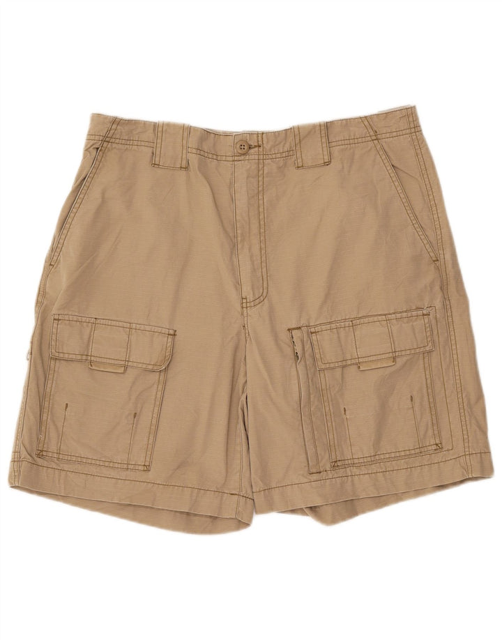 EDDIE BAUER Short Cargo Homme W35 Grand Coton Beige