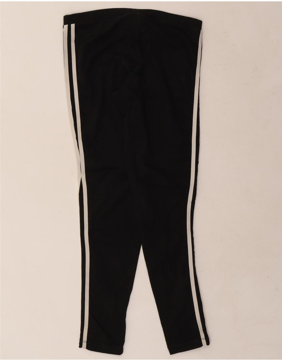 Adidas Leggings Femme UK 14 Coton Noir Moyen