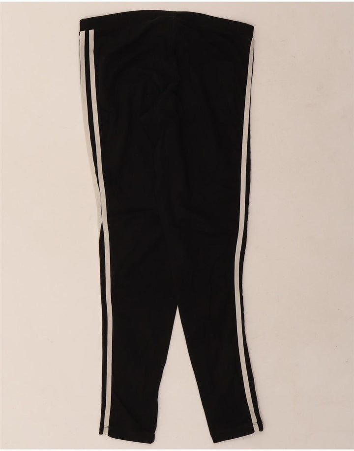 Adidas Leggings Femme UK 14 Coton Noir Moyen