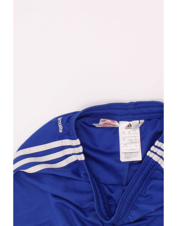 Adidas Garçon Climalite Sport Short 11-12 ans Bleu Polyester