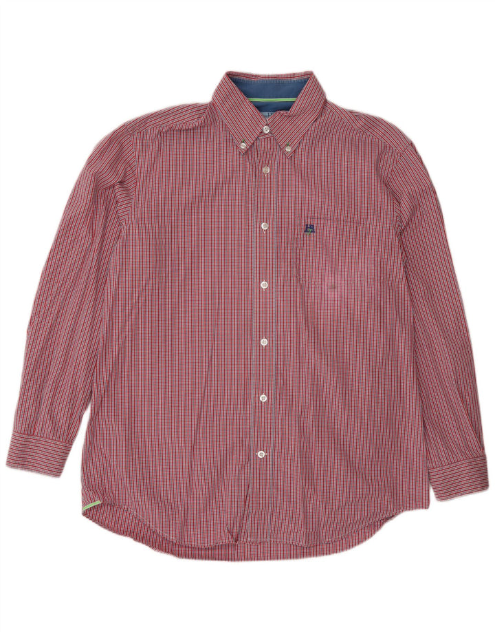 Harmont & Blaine Chemise Homme XL Rouge Vichy Coton