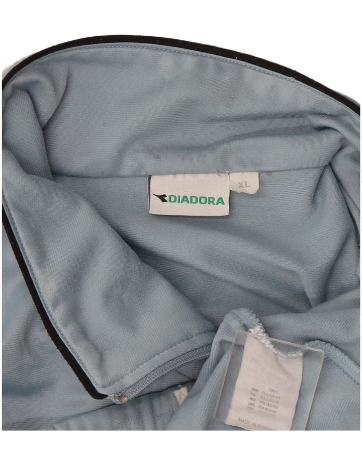 Diadora Veste de Survêtement Homme XL Bleu Polyester