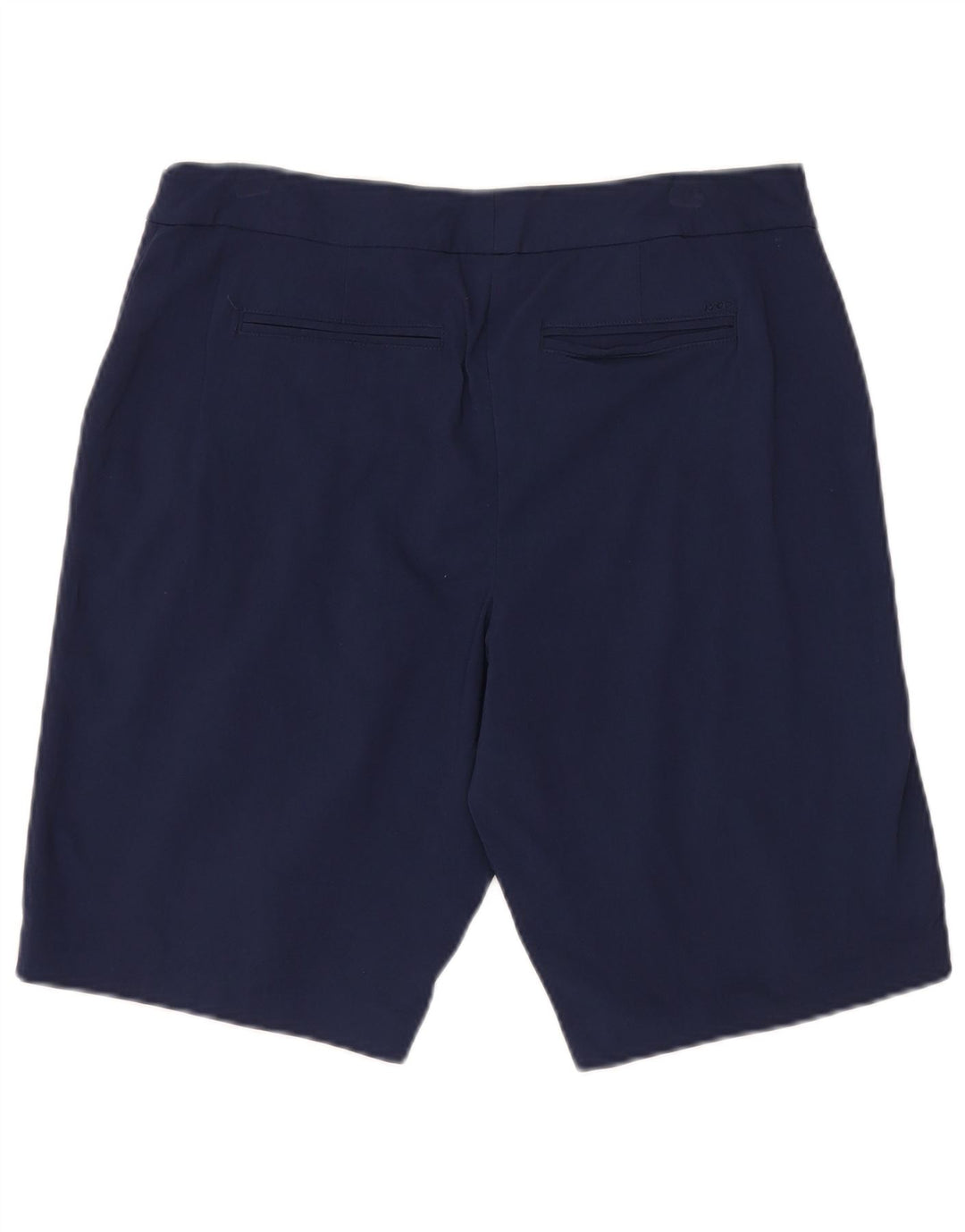 Izod Short Chino Femme US 12 Large W34 Rayonne Bleu Marine