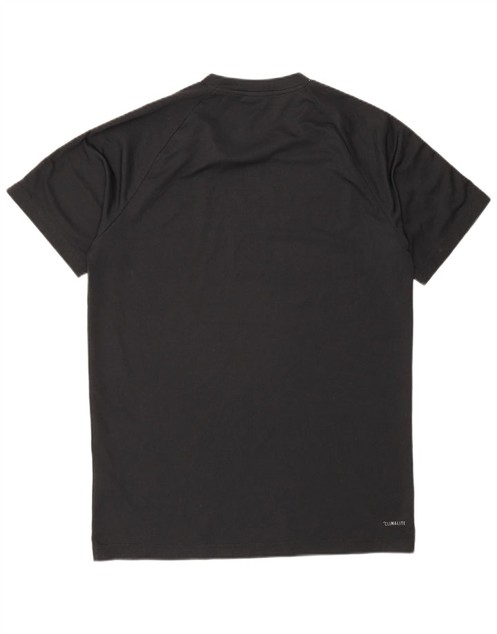Adidas Hommes Climalite T-Shirt Haut Moyen Noir Polyester Sports