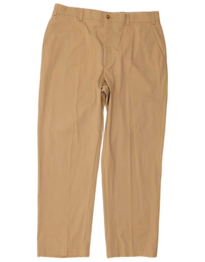 Orvis Pantalon Chino Droit Homme W36 L30 Beige Polyester