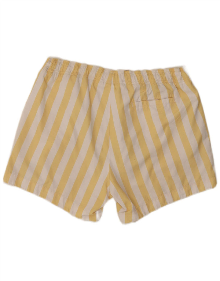 Hugo Boss Short de bain à rayures jaunes pour homme