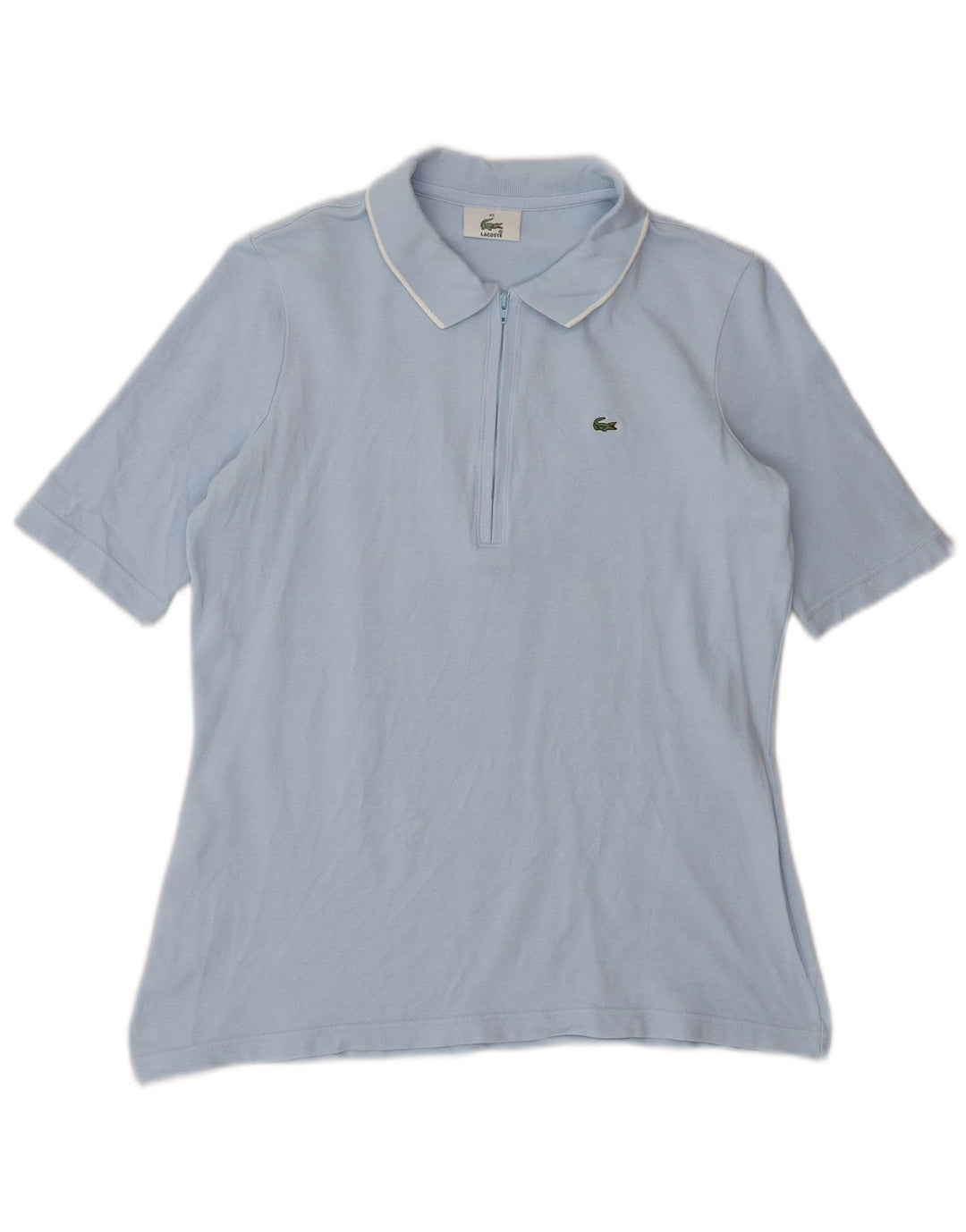 Lacoste Polo Femme Taille 42 Grand Bleu Coton