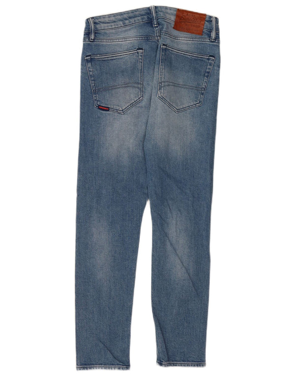 Superdry Jean Slim W30 L27 Bleu Coton Homme