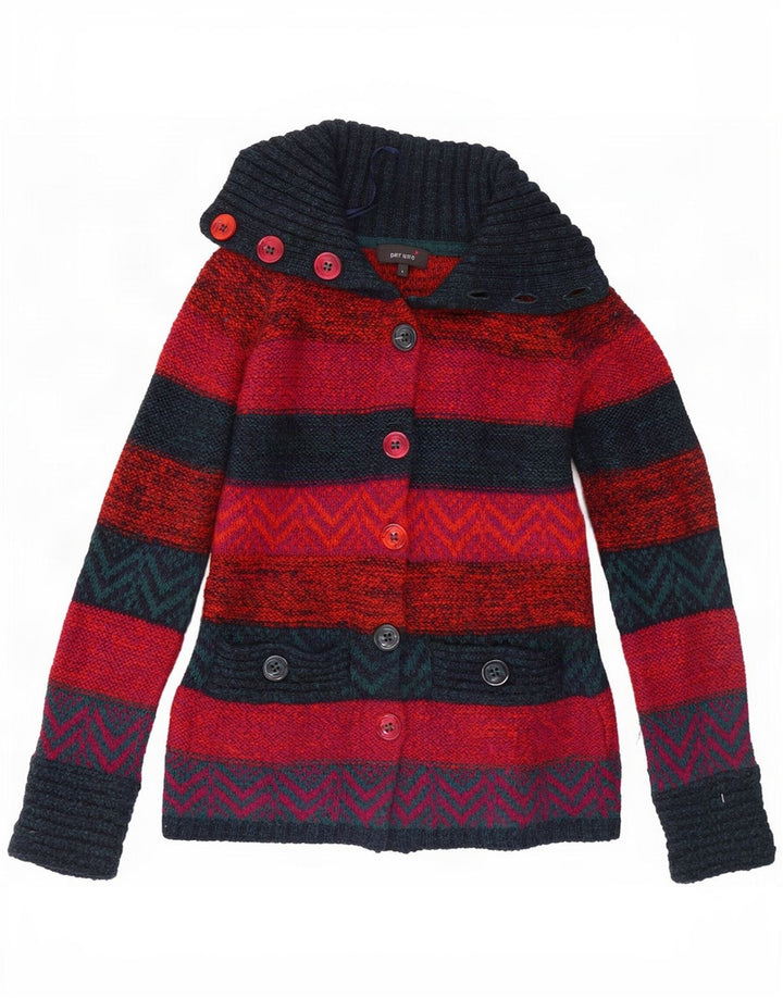 Marks & Spencer Per Una Cardigan Pull UK 10 Small Multicolore