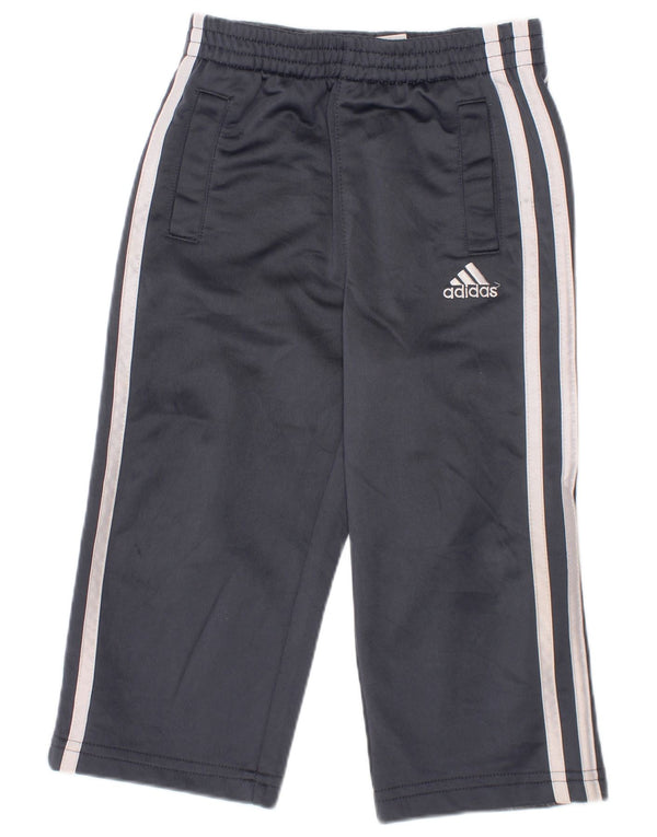 ADIDAS Baby Boys Tracksuit Trousers 18-24 Months  Navy Blue Polyester