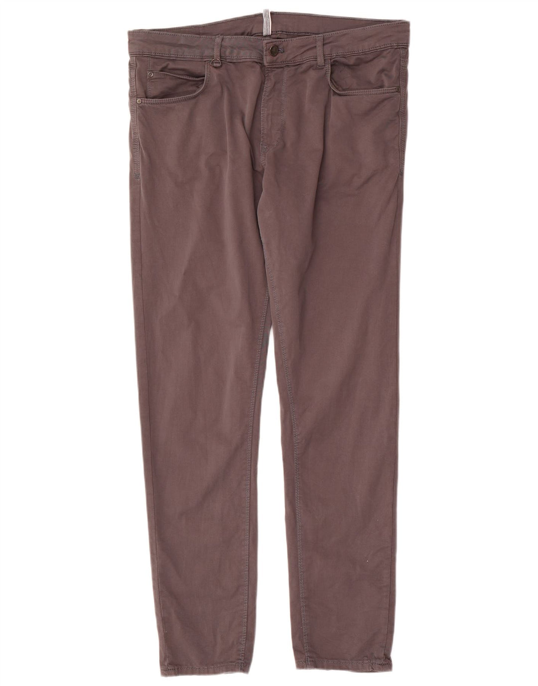 Zara Pantalon décontracté slim pour homme W36 L31 Gris