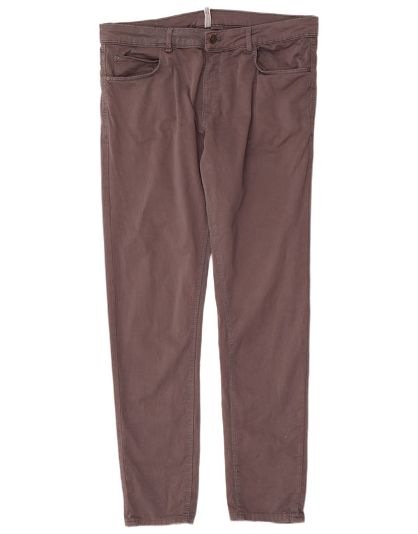 Zara Pantalon décontracté slim pour homme W36 L31 Gris