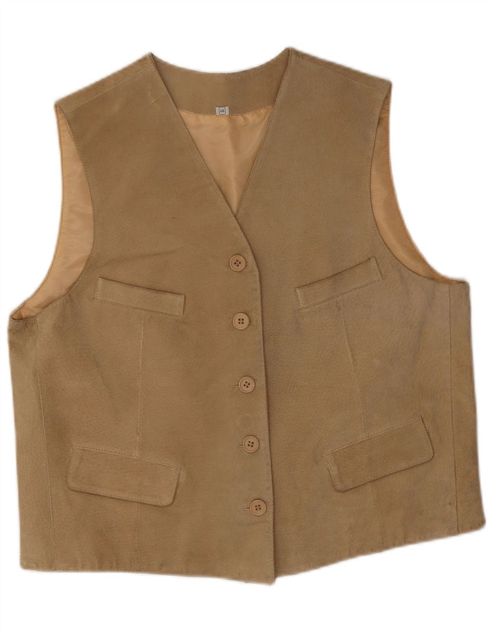 gilet femme vintage IT 46 Grand Beige