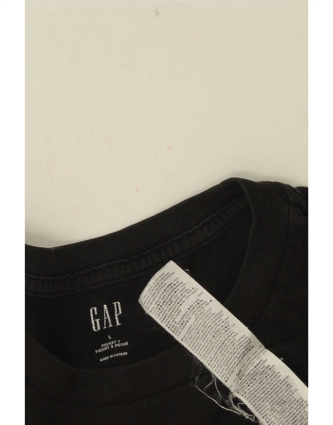 Gap T-Shirt Homme Haut Large Noir Coton
