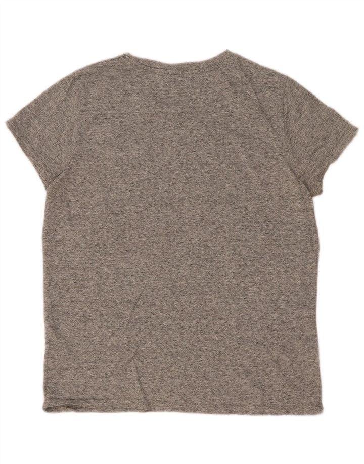 Levi's T-Shirt Graphique Femme UK 12 Gris Moyen