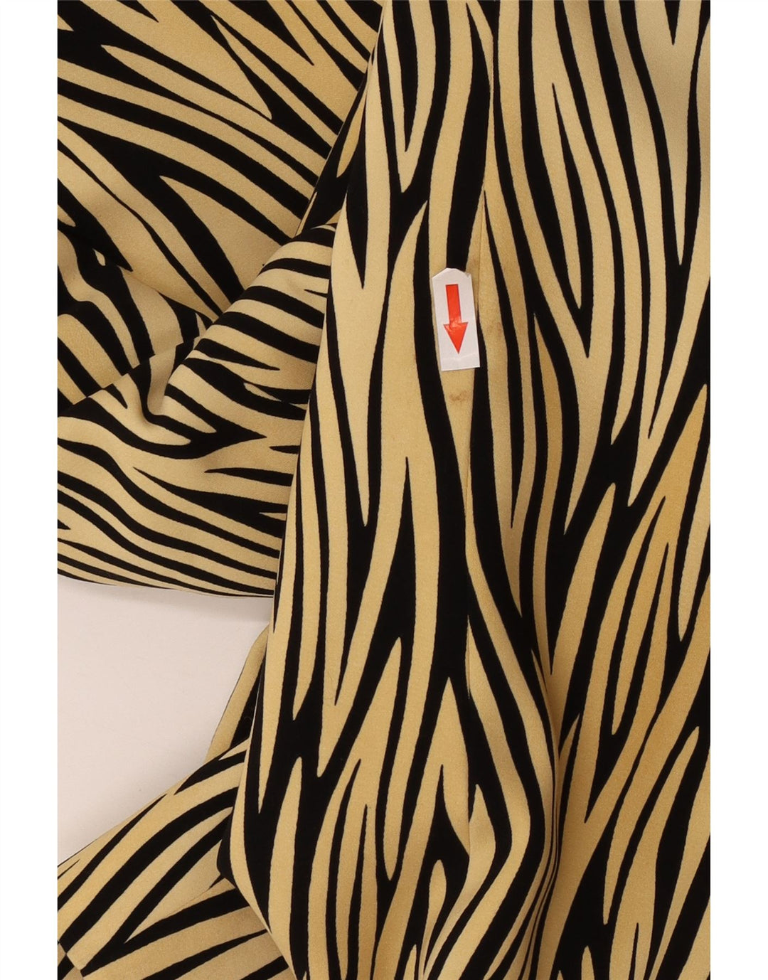 Basler Veste blazer à 1 bouton pour femme UK 44, jaune moyen, imprimé animal